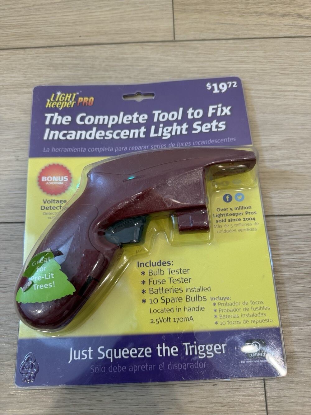 Light Keeper Pro Repair Tool Fixes Incandescent Christmas Light Sets New